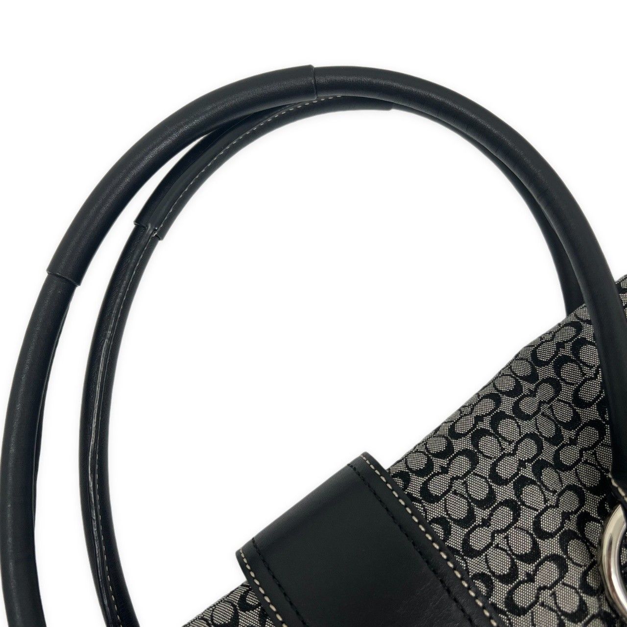 COACH コーチ ハンドバッグ ソーホー ミニシグネチャー ブラック