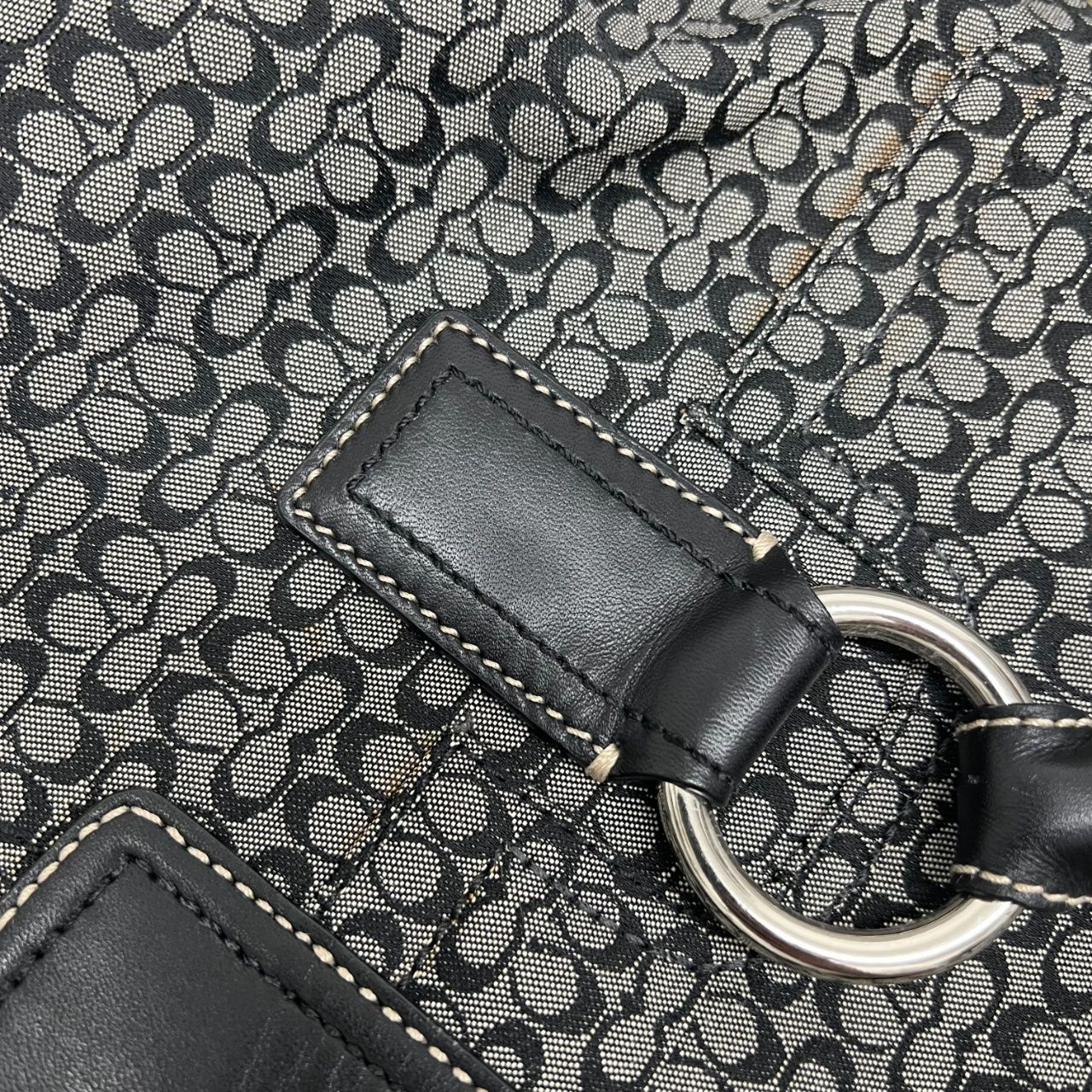 COACH コーチ ハンドバッグ ソーホー ミニシグネチャー ブラック