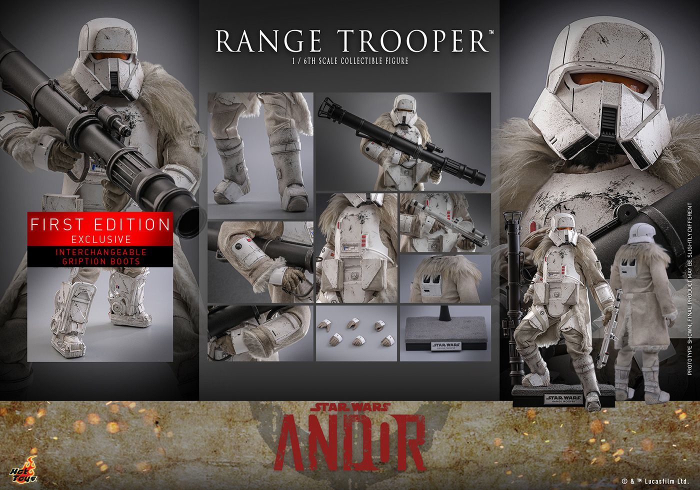 ホットトイズ テレビ・マスターピース スター・ウォーズ：キャシアン・アンドー 1/6スケールフィギュア レンジ・トルーパー <初回限定> TMS157 42,120円