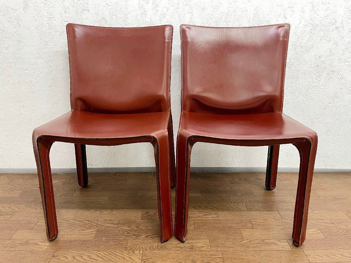 ○カッシーナ Cassina 412 CAB キャブ アームレスチェア ダイニング