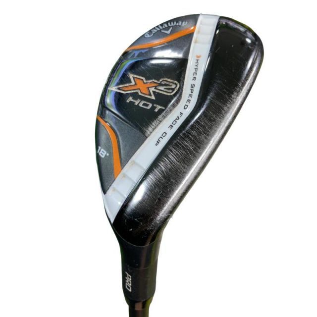 【中古】 キャロウェイ X2 HOT PRO 18 ユーティリティ UT 純正特注シャフト (フレックスS) メンズ 男性用 右利き 右用 Cランク ゴルフクラブ