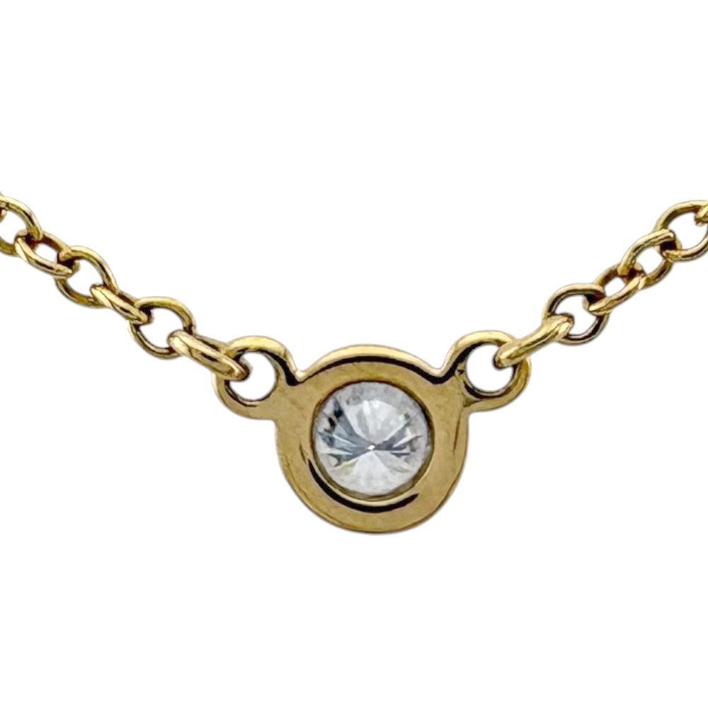 Tiffanyバイザヤード0.05ct ネックレス750 極美品✨ ティファニー 