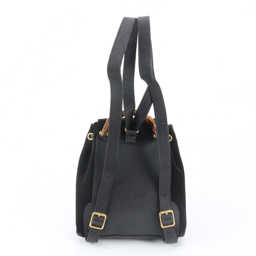 美品 グッチ バンブー 003 2058 0030 レザー リュックサック リュック