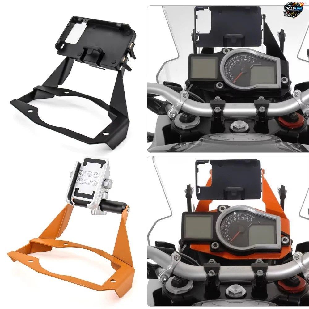 1050 1090 1190 ADVENTURE ADV モーターサイクル用ブラケットマウント スマートフォン GPS ホルダー ナビゲーションブラケット 電話クリッ