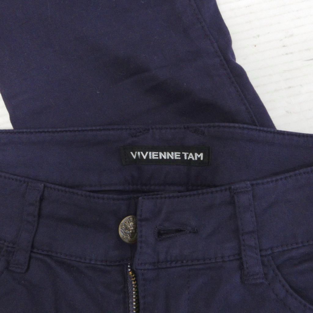 ヴィヴィアンタム VIVIENNE TAM パンツ スリム スキニー ジップフライ