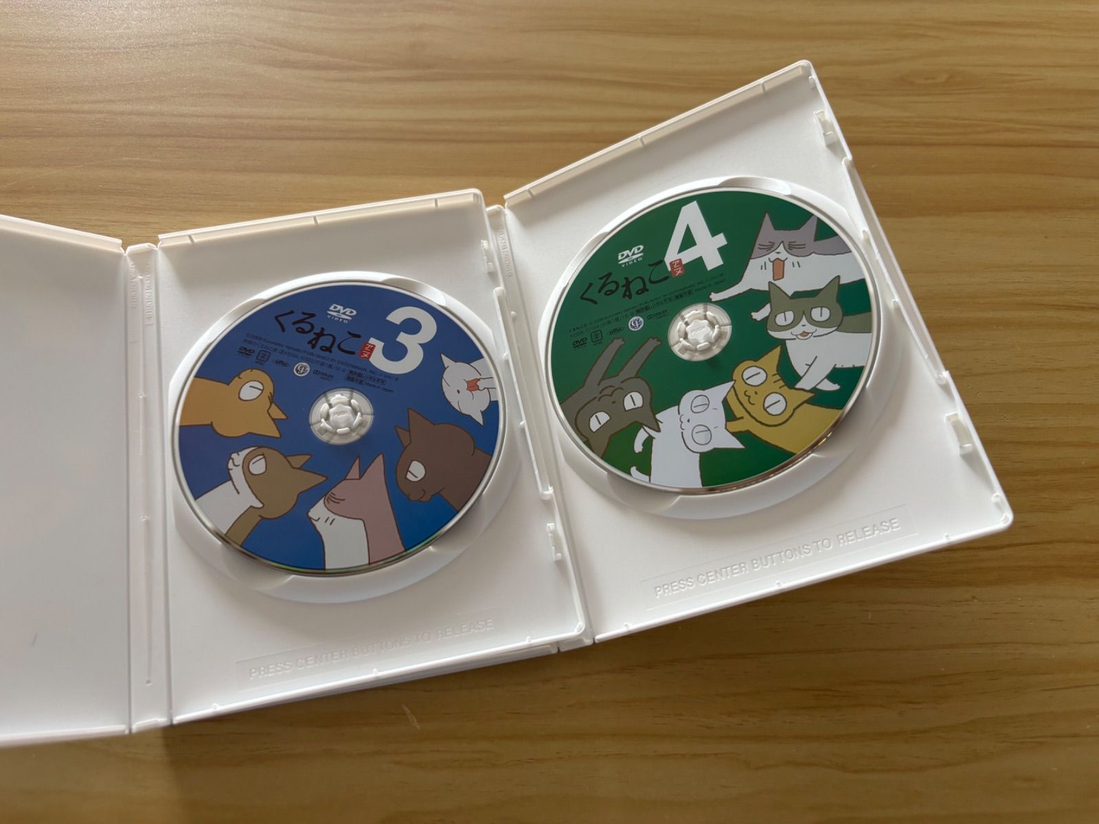 中古][DVD] くるねこ アニメ (1-4) +新(2-4) ＜7巻セット＞ (1-2、新4