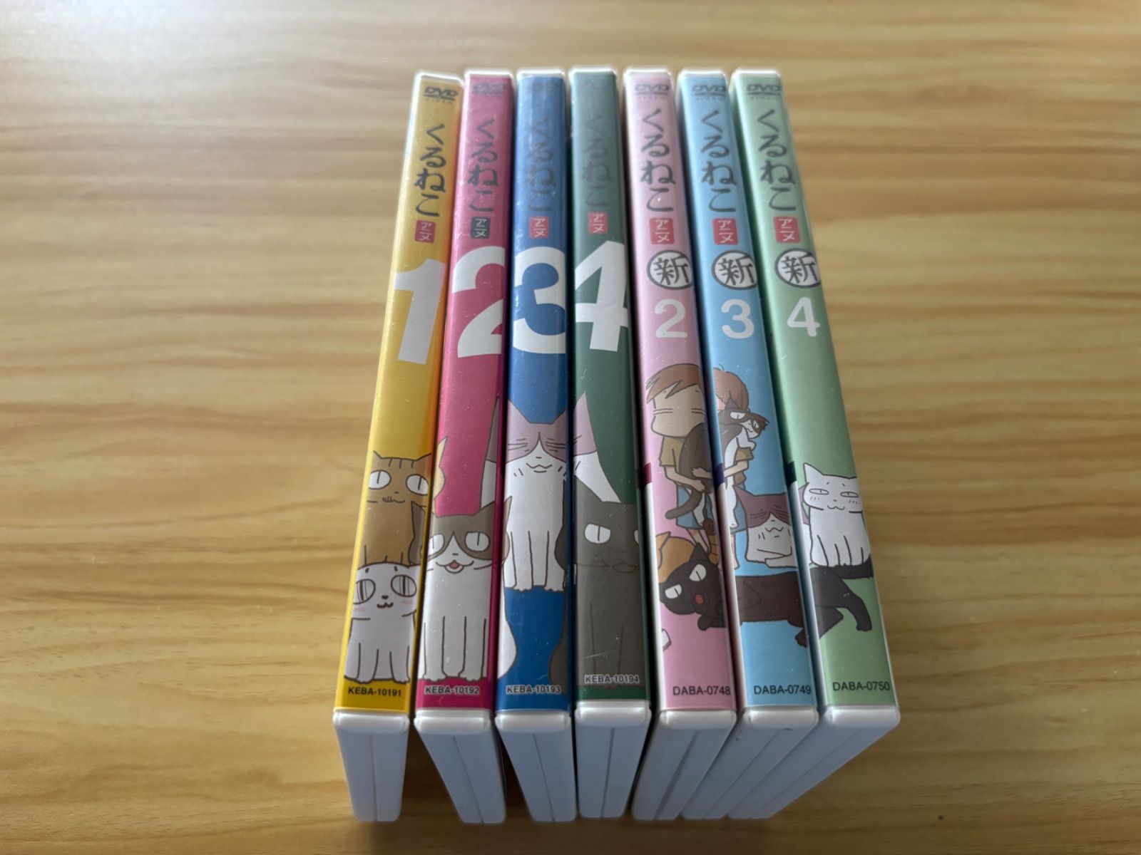 中古][DVD] くるねこ アニメ (1-4) +新(2-4) ＜7巻セット＞ (1-2、新4