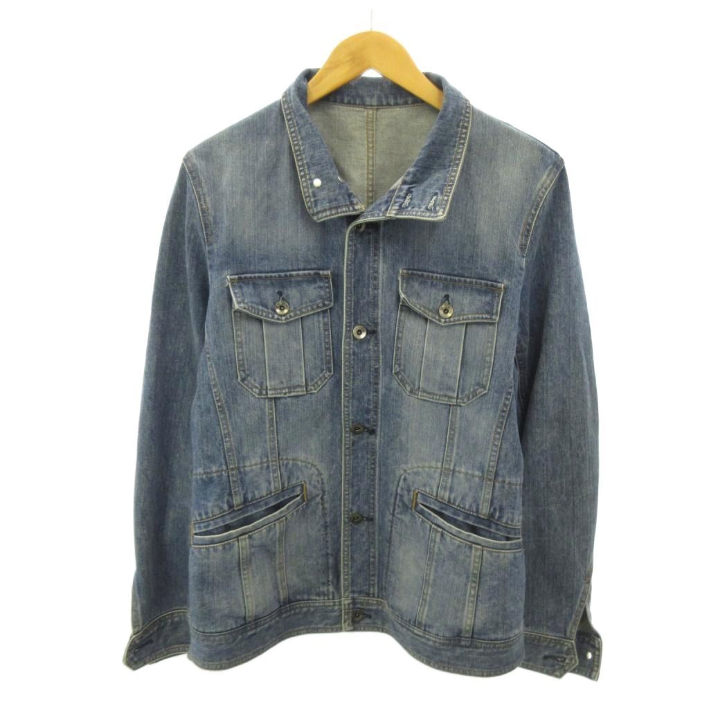 レディース SONIA RYKIEL デニムジャケット インディゴブルー 40 