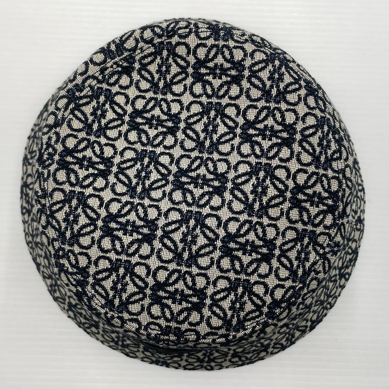 中古品】 LOEWE ロエベ ANAGRAM JACQUARD BUCKET HAT K820HB1X07