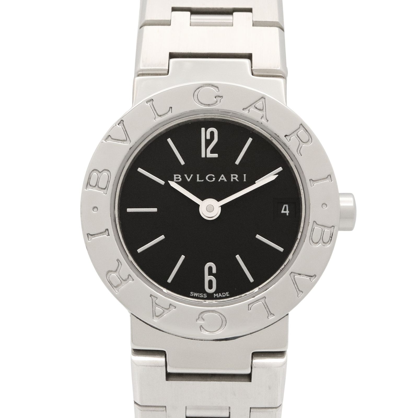ブルガリ BVLGARI 腕時計 ブルガリ ブルガリ BB23SS ブラック ステンレススチール ブルガリ ブルガリ レディース Used A