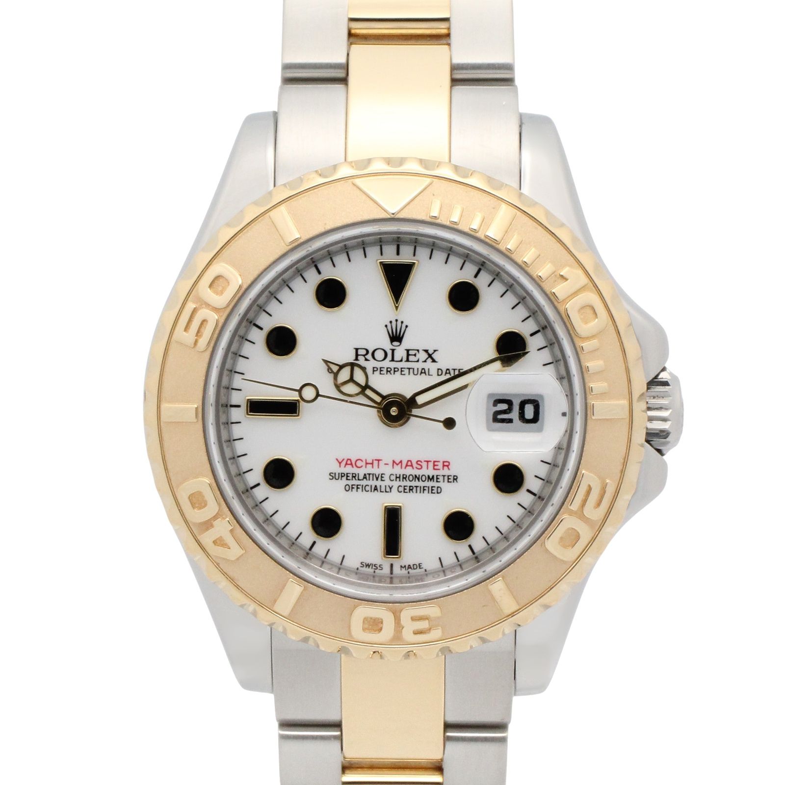 ロレックス ROLEX 腕時計 ヨットマスター 29 ランダム番 169623 WH K18（イエローゴールド） ステンレススチール ヨットマスター 29 ランダム番 レディース Used A