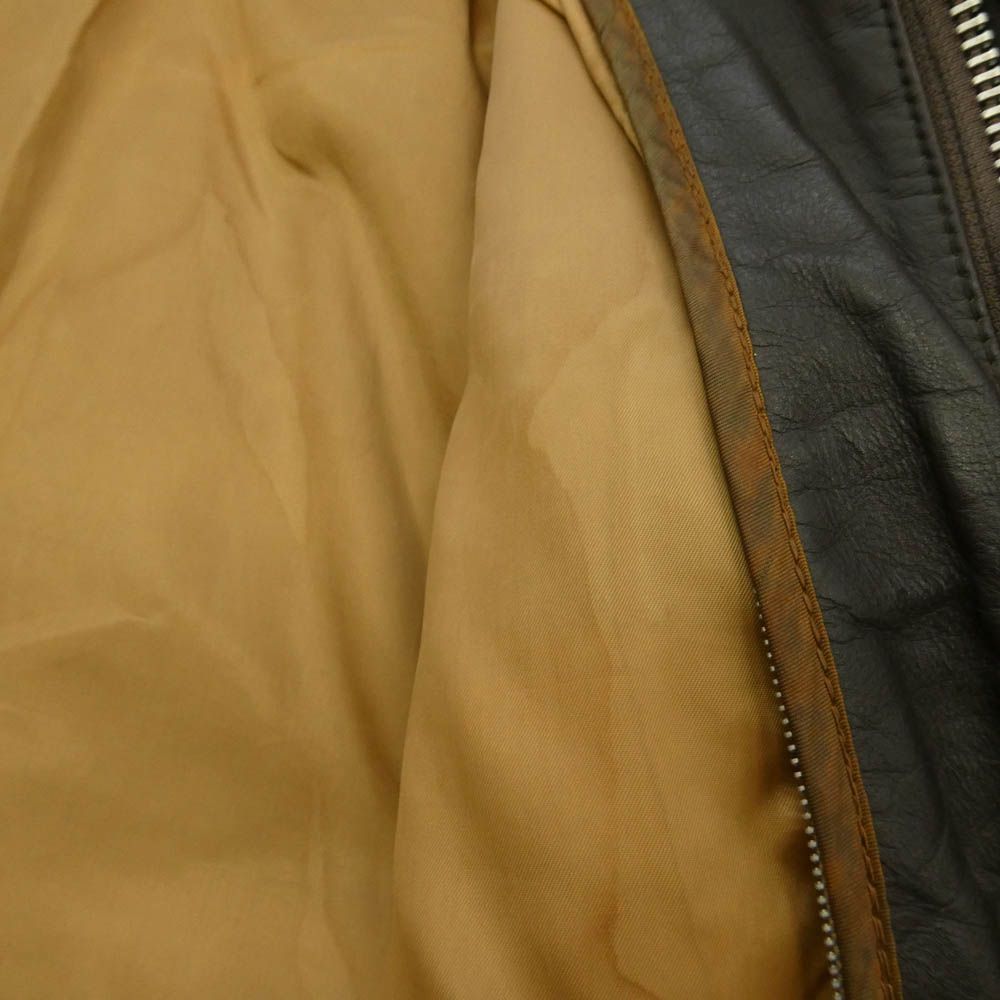 schott ショット A-2タイプ フルジップ フライト レザージャケット