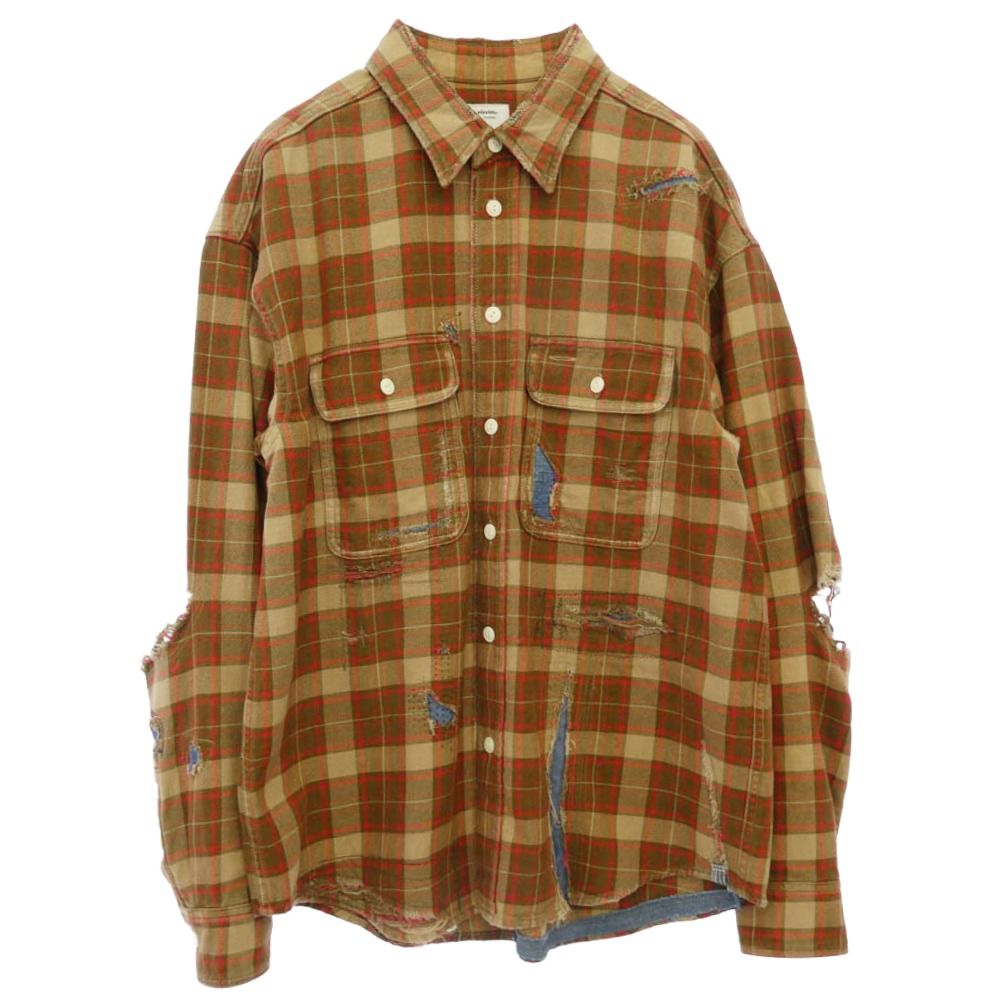 VISVIM ビズビム 20AW 0120205011011 LUMBER CHECK L/S CRASH
