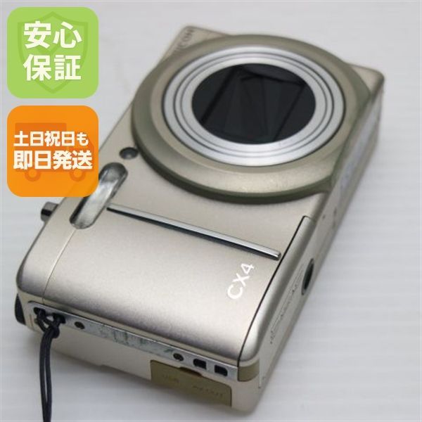美品 RICOH CX4 シャンパンシルバー 即日発送 RICOH デジカメ デジタルカメラ 本体 土日祝発送OK 10,934円