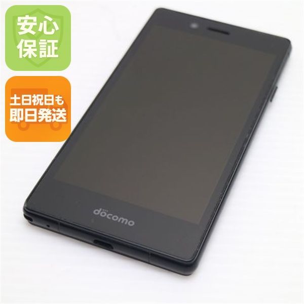 美品 MO-01J MONO ブラック 即日発送 スマホ DoCoMo ZTE 本体 白ロム