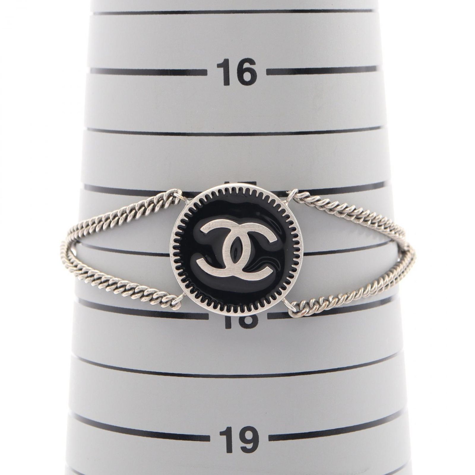 シャネル CHANEL ブレスレット ココメダル 2連 ステンレススチール ブレスレット レディース Used A シャネル CHANEL ブレスレット ココメダル 2連 ステンレススチール ブレスレット レディース Used A