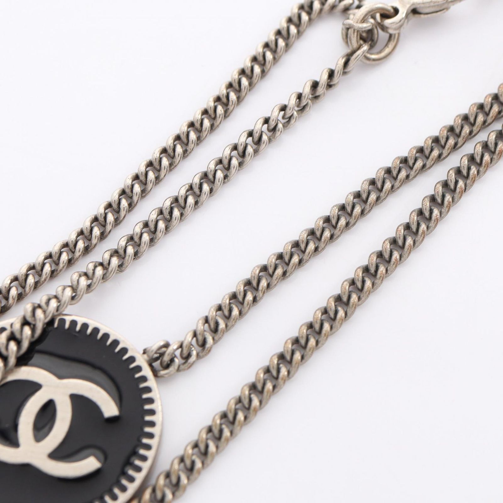 シャネル CHANEL ブレスレット ココメダル 2連 ステンレススチール ブレスレット レディース Used A シャネル CHANEL ブレスレット ココメダル 2連 ステンレススチール ブレスレット レディース Used A