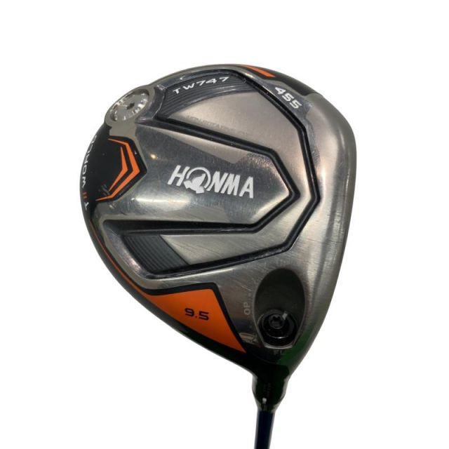 【中古】 本間ゴルフ TOUR WORLD TW747 455 9.5° ドライバー DR VIZARD FP-6 (フレックスS) メンズ 男性用 右利き 右用 Cランク ゴルフクラブ