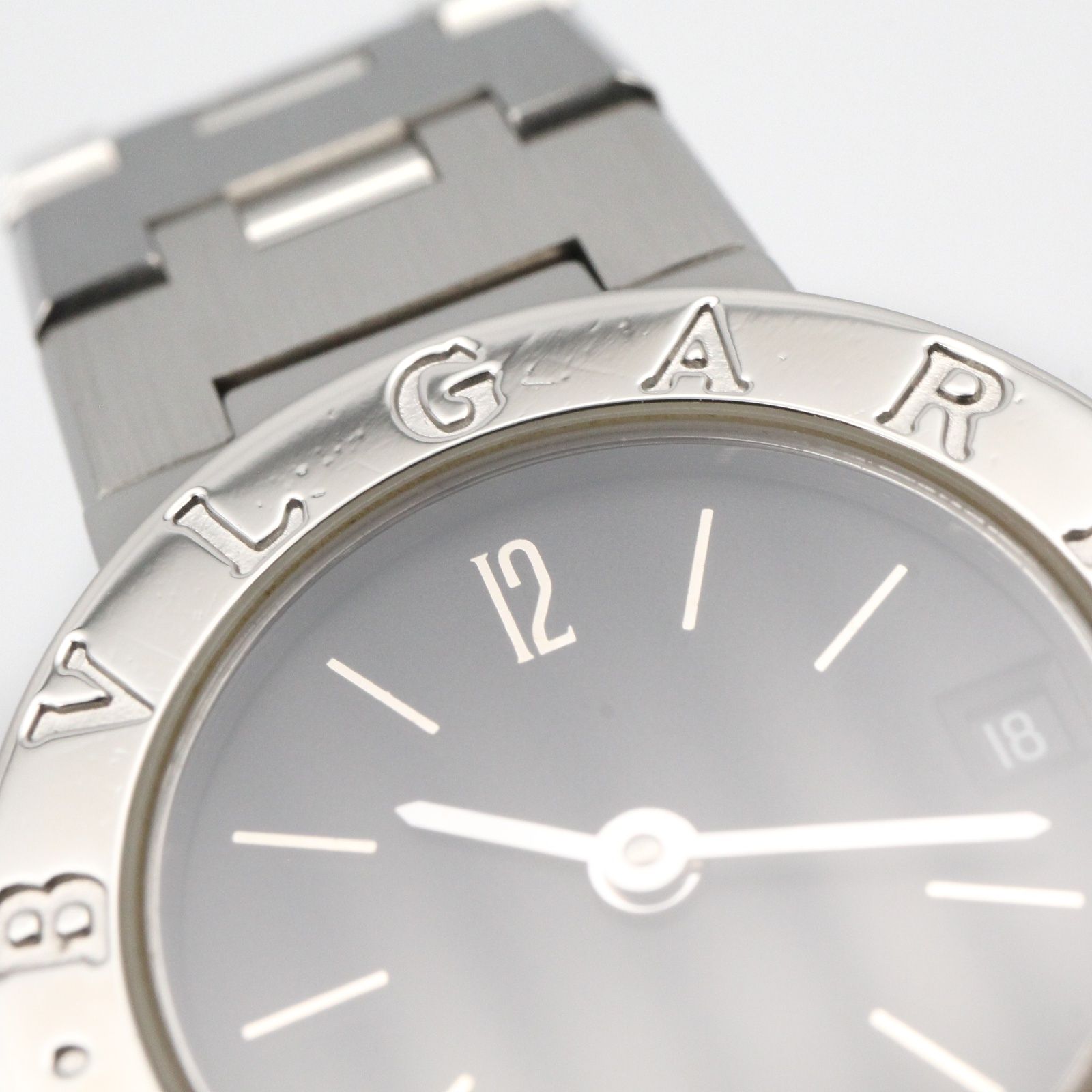 ブルガリ BVLGARI 腕時計 ブルガリ ブルガリ BB23SS ブラック ステンレススチール ブルガリ ブルガリ レディース Used A