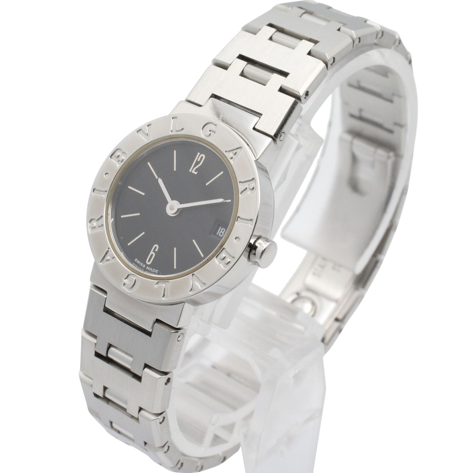 ブルガリ BVLGARI 腕時計 ブルガリ ブルガリ BB23SS ブラック ステンレススチール ブルガリ ブルガリ レディース Used A