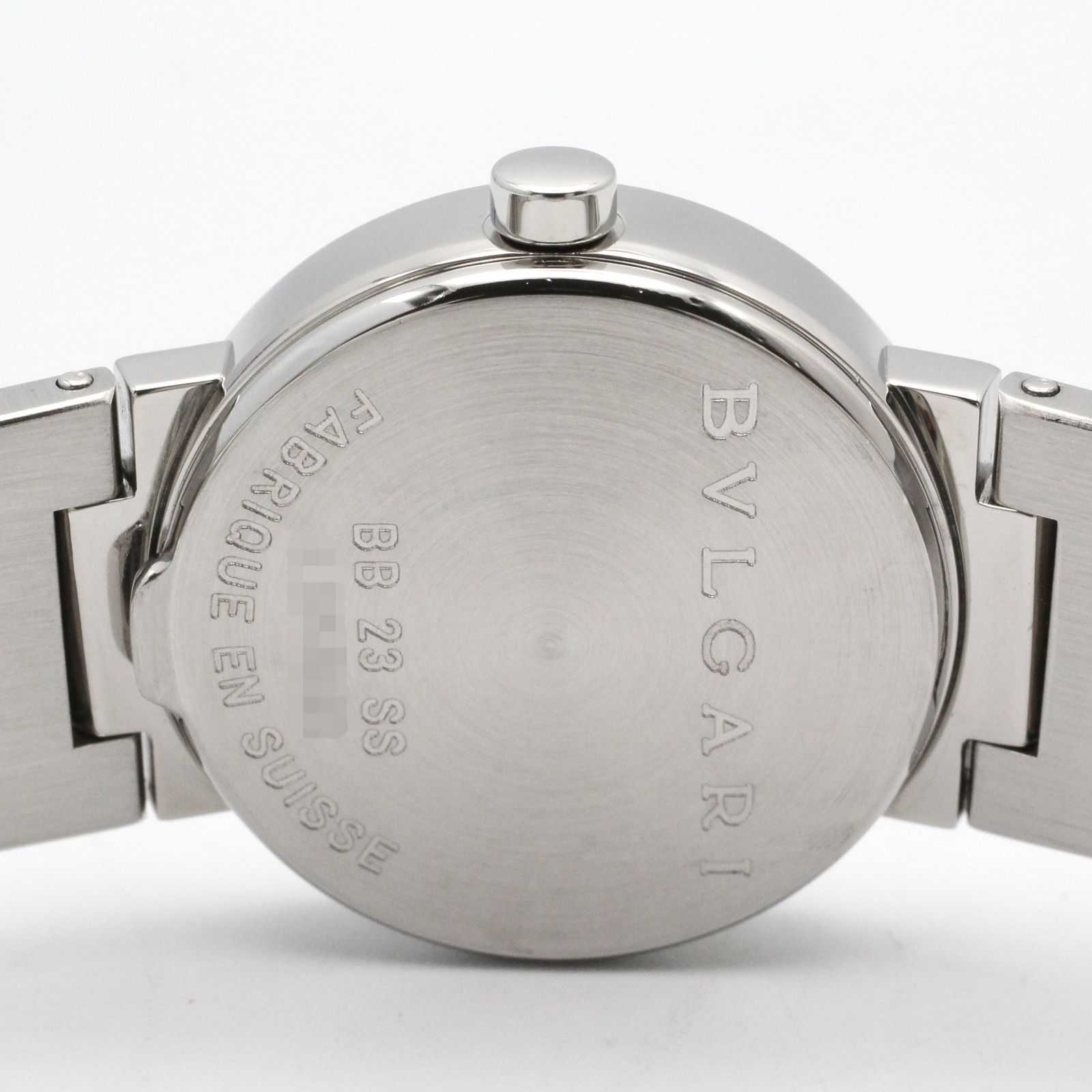 ブルガリ BVLGARI 腕時計 ブルガリ ブルガリ BB23SS ブラック ステンレススチール ブルガリ ブルガリ レディース Used A