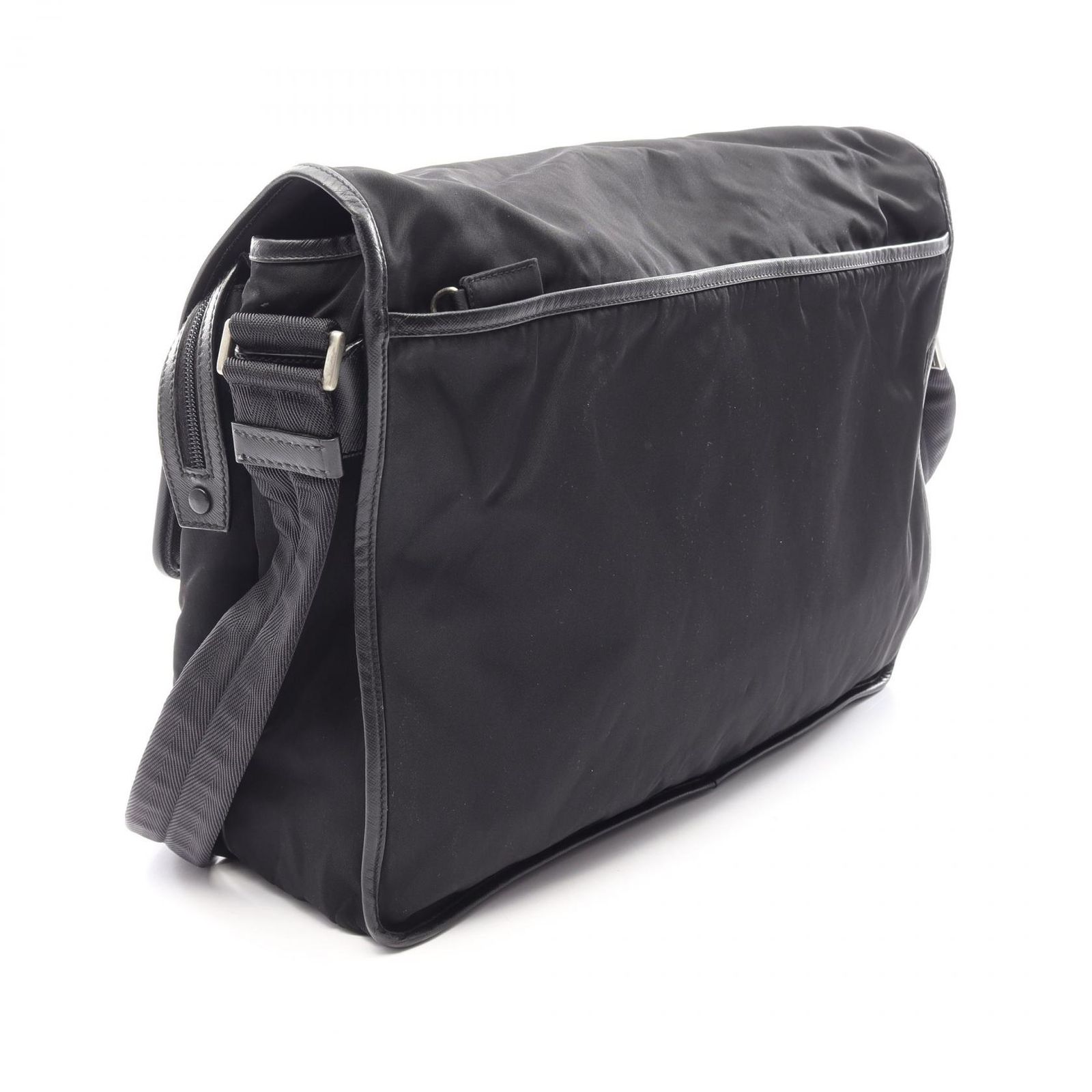 プラダ PRADA ショルダーバッグ メッセンジャーバッグ V165X ブラック