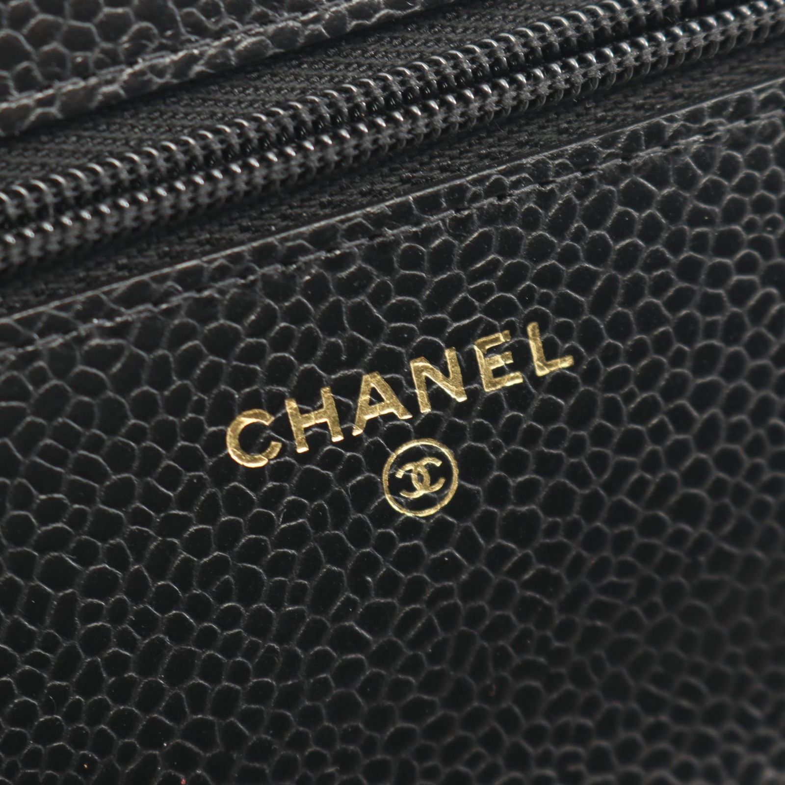 シャネル CHANEL ショルダーバッグ マトラッセ AP0250 ブラック キャビアスキン(グレインドカーフ) マトラッセ チェーンウォレット レディース Used A シャネル CHANEL ショルダーバッグ マトラッセ AP0250 ブラック キャビアスキン(グレインドカーフ) マトラッセ チェーンウォレット レディース Used A