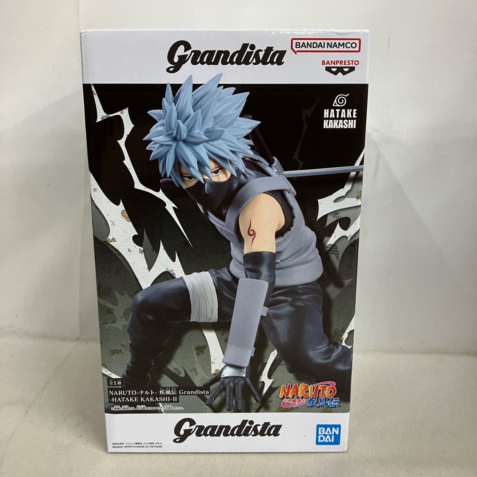 未開封 ナルト 疾風伝 Grandista はたけカカシ Ⅱ フィギュア 4個