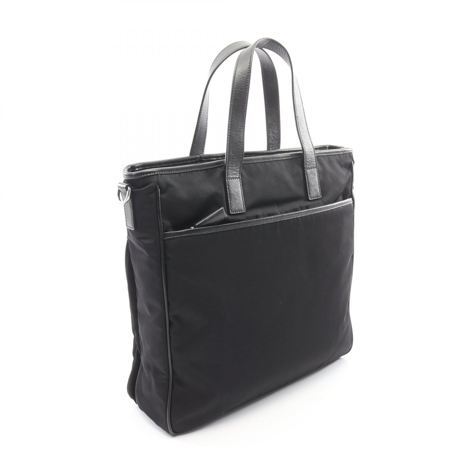 プラダ PRADA ビジネスバッグ TESSUTO+SAFFIANO 2WAY 2VG033 ブラック