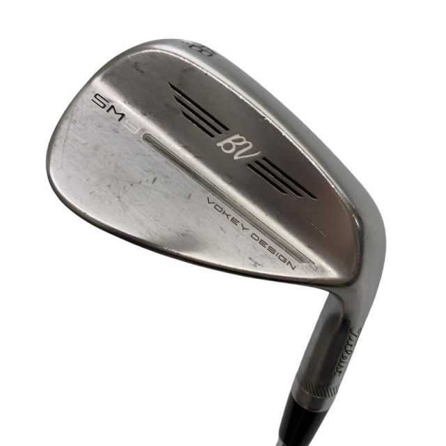 【中古】 タイトリスト VOKEY SPIN MILLED SM9 ツアークロム 48°/10°F ウェッジ WG リシャフト (フレックスその他) メンズ 男性用 右利き 右用 Cランク ゴルフクラブ