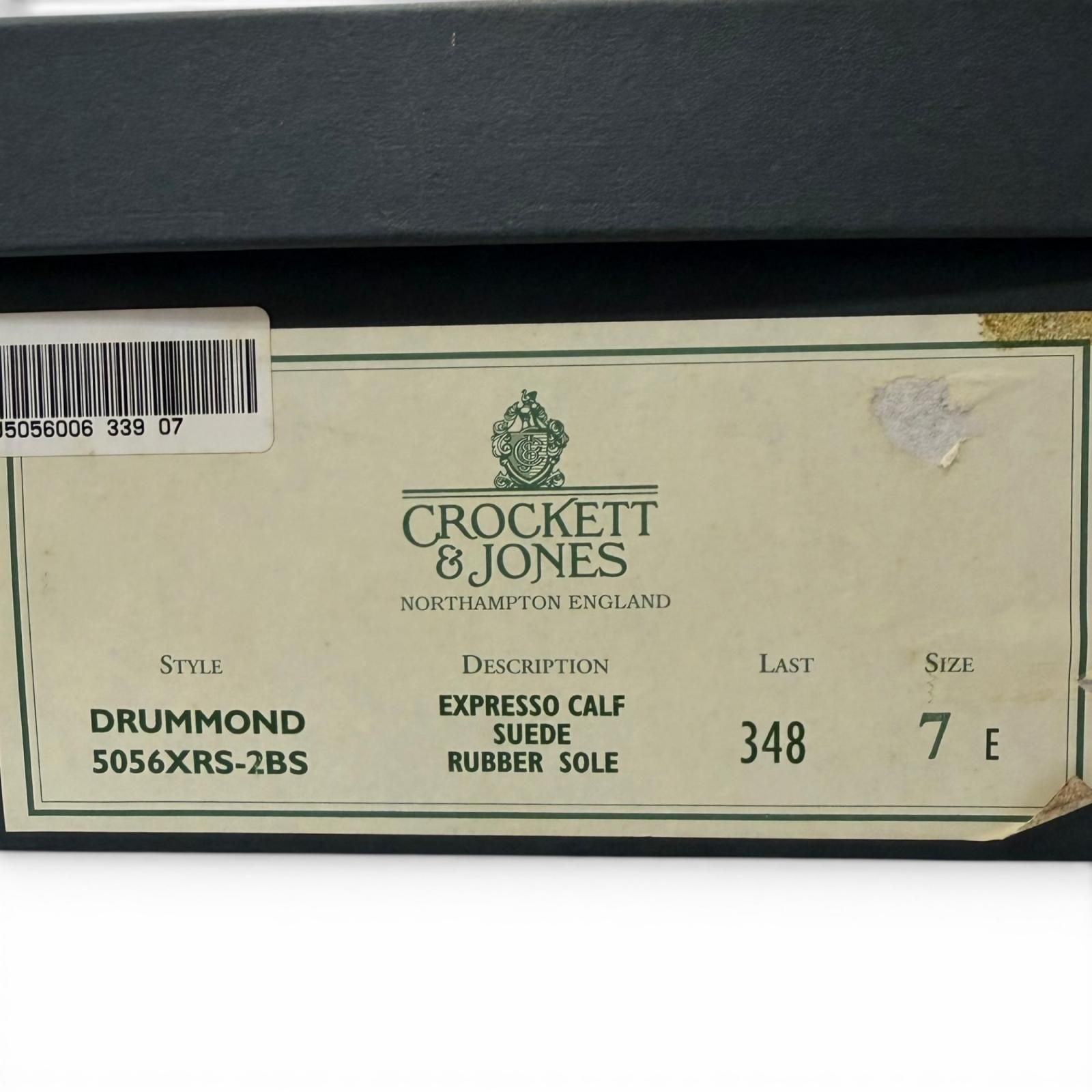 極美品□CROCKETT&JONES クロケットアンドジョーンズ 5056 DRUMMOND