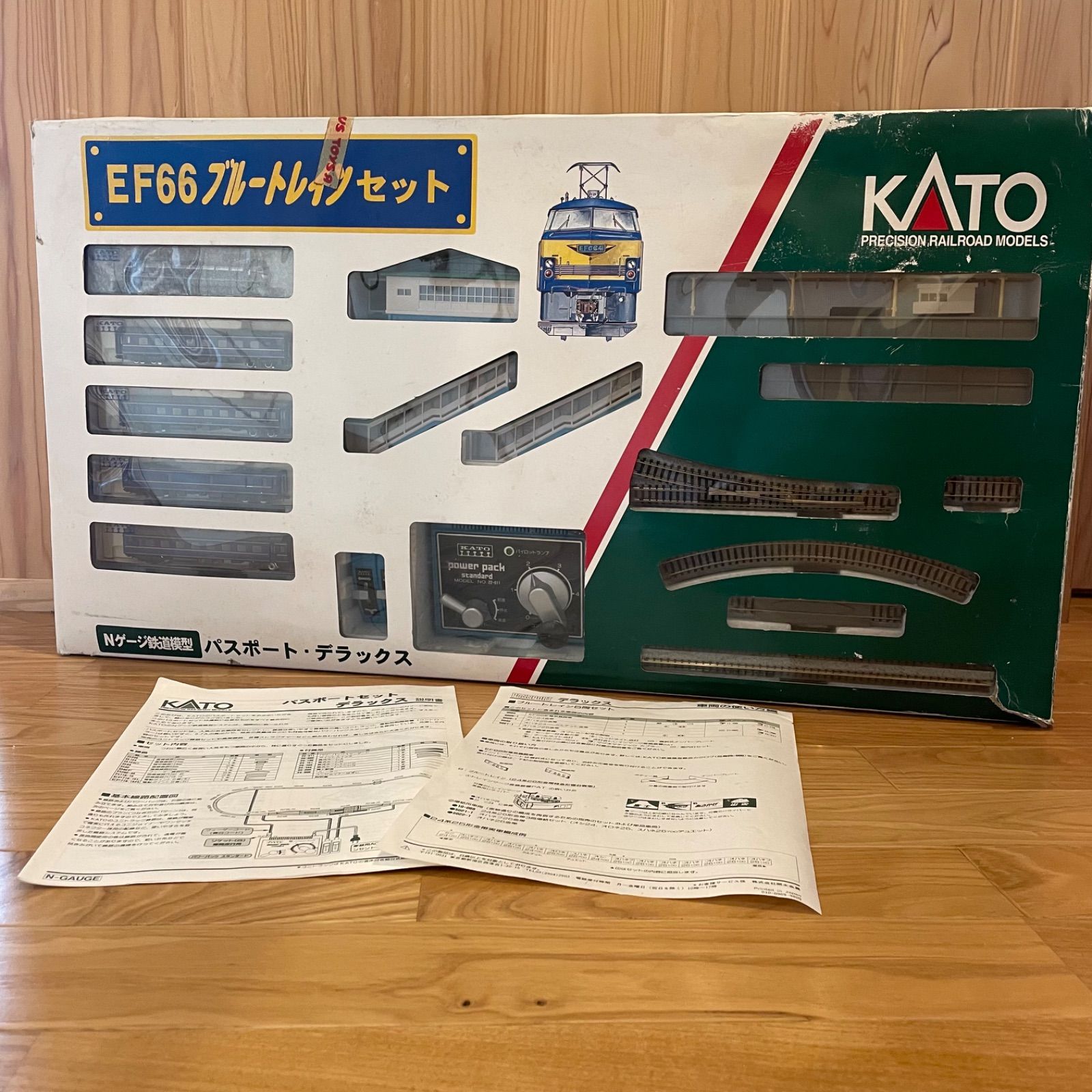 KATO Nゲージ パスポートデラックス 10-007 動作確認済】KATO 10-007 パスポート デラックス EF66 ブルートレイン