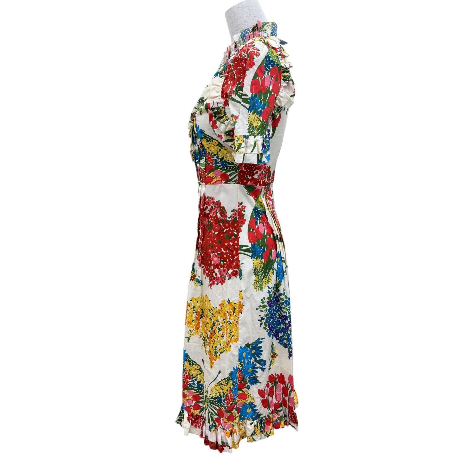 極美品☆GUCCI グッチ 453982 コットン インターロッキングG 花柄