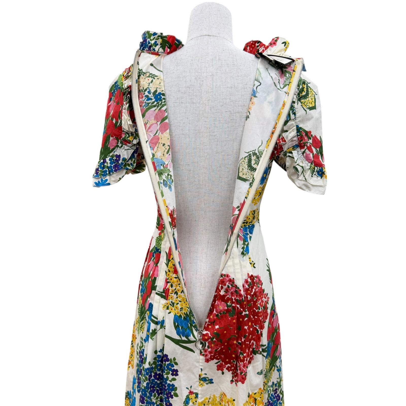 極美品☆GUCCI グッチ 453982 コットン インターロッキングG 花柄