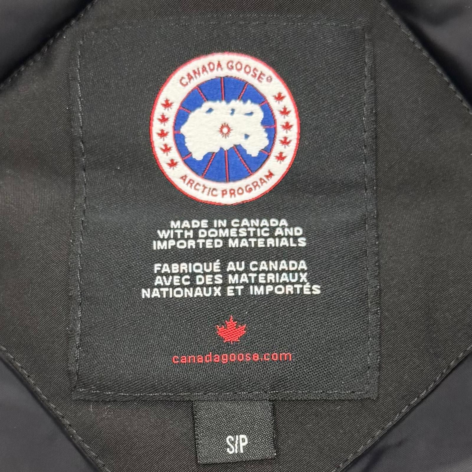 美品▽CANADA GOOSE カナダグース 3438JM Jasper Parka ロゴワッペン