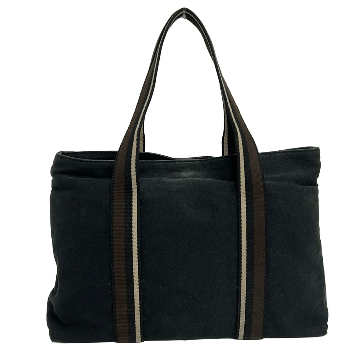 HERMES(エルメス) トートバッグ トロカホリゾンタルMM 黒×ダーク