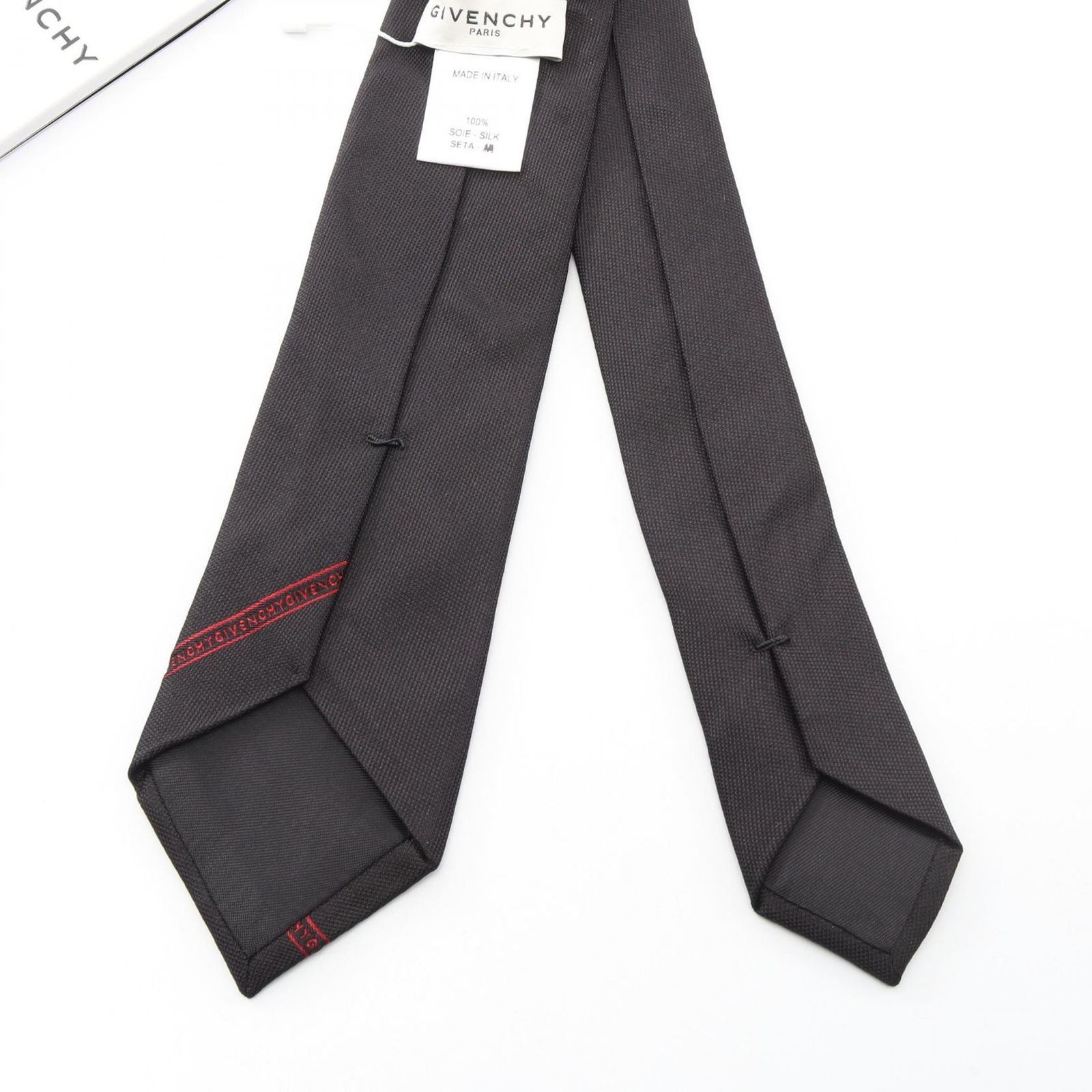 ジバンシィ GIVENCHY ネクタイ ロゴ シルク ネクタイ メンズ 未使用