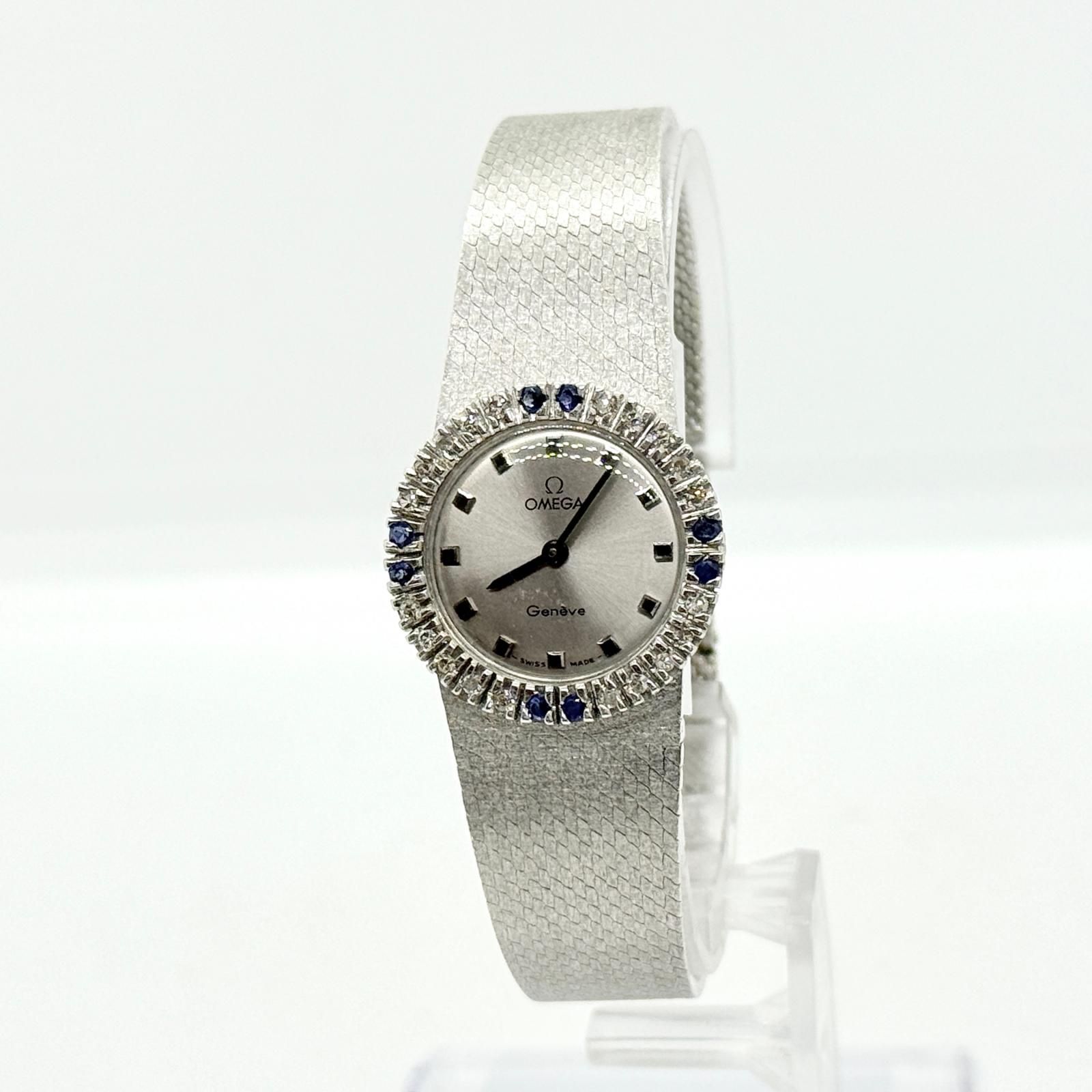 OMEGA オメガ Geneve ジュネーブ 511.0451 シルバー 手巻き レディース