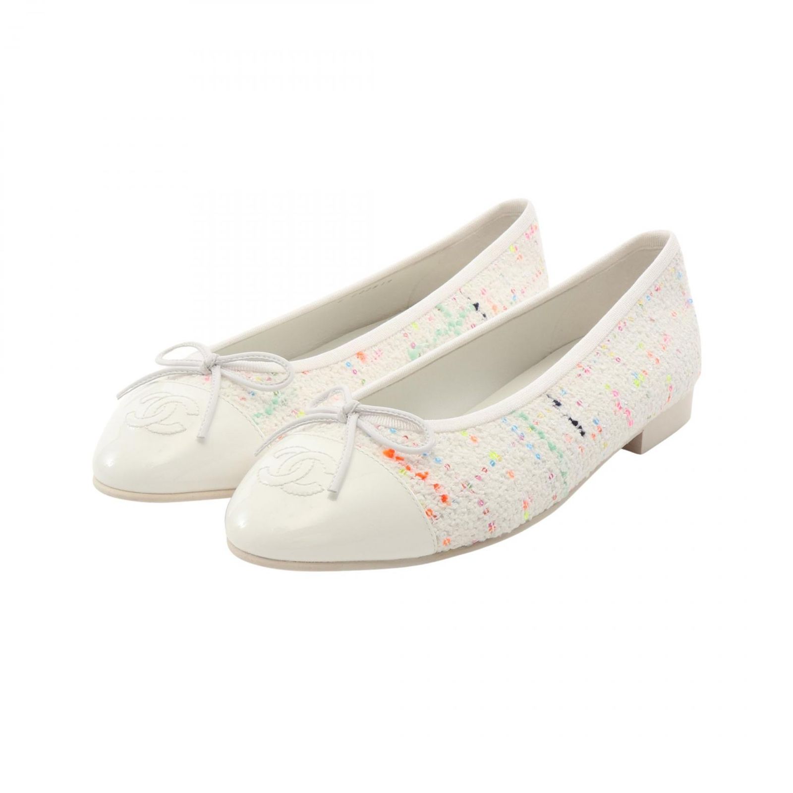 シャネル CHANEL パンプス BALLERINA バレリーナ G02819 パテントレザー パンプス レディース 未使用