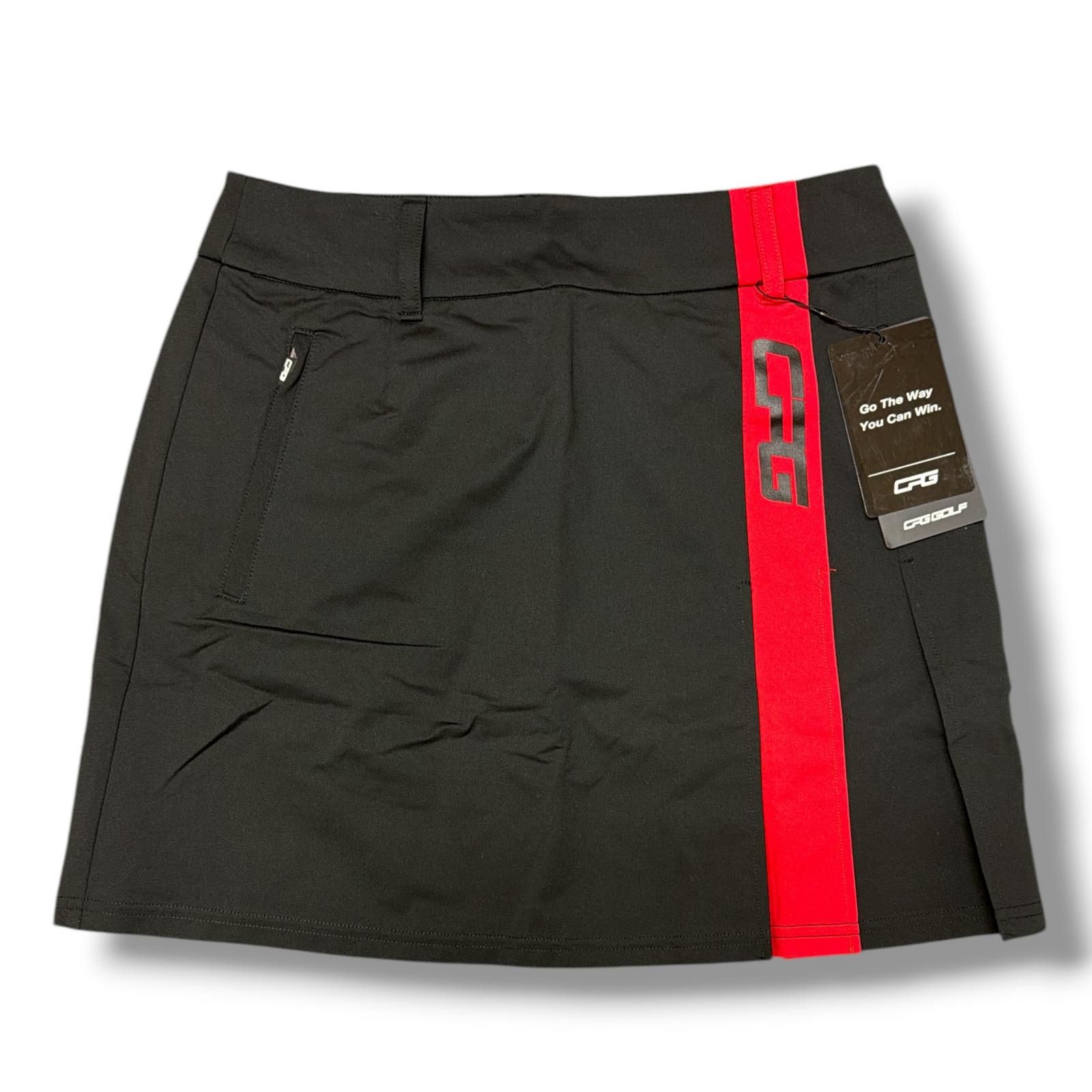 【CPG GOLF】カーゴミニスカート 参考上代24200円 未使用 CPG GOLF bicolor pleated skirt ミニ丈 バイ