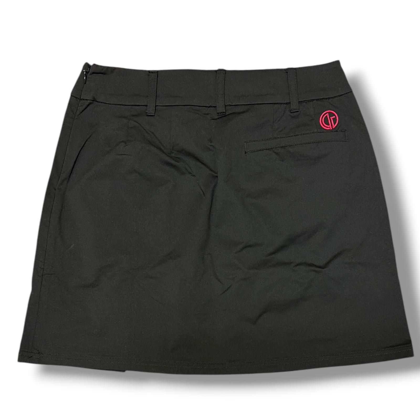 参考上代24200円 未使用 CPG GOLF bicolor pleated skirt ミニ丈 バイ