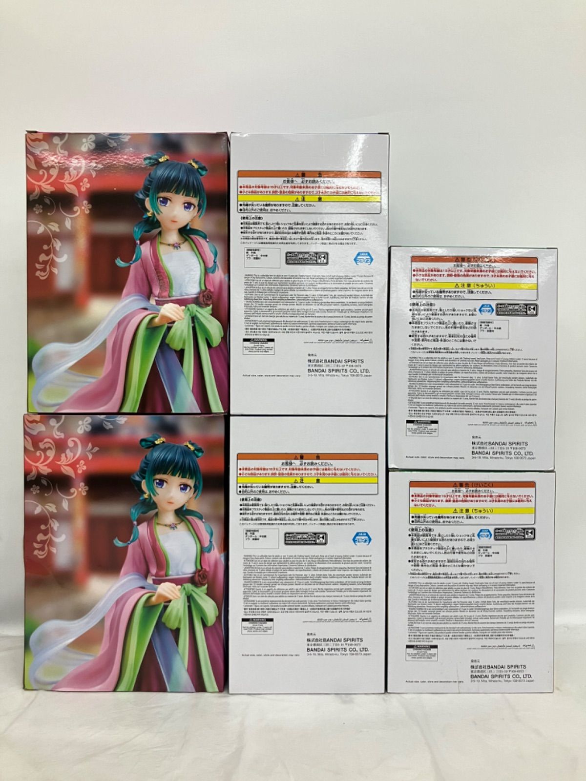未開封 薬屋のひとりごと フィギュア 猫猫 3種 6個セット LF7999 f101