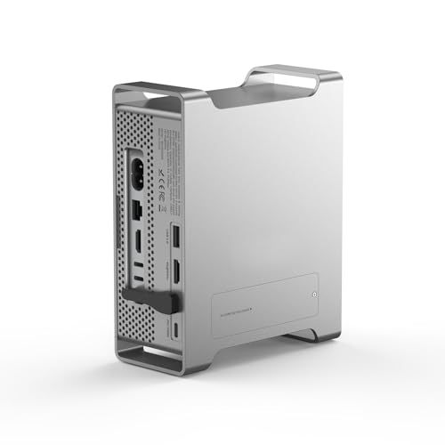 Mac mini M4用ドッキングステーション(M4 Pro 2024モデル対応)9-in-1 USBハブ 垂直スタンド M.2 NVMe/SATA SSD収納ケース付き(最大8TBまで拡張可)4K@60Hz HDMI出力 100W PD U 6eff3111
