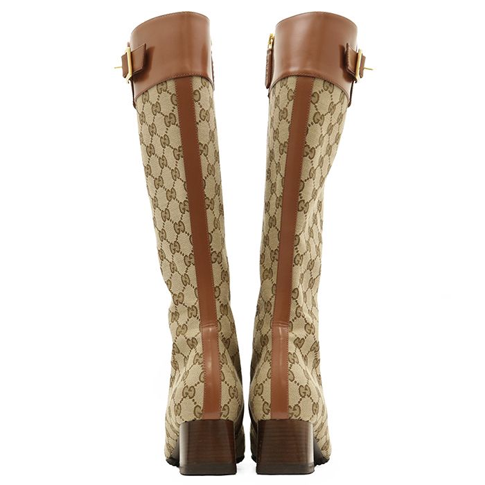 美品】GUCCI グッチ ロングブーツ サイズ 36.5 レディース パンチング