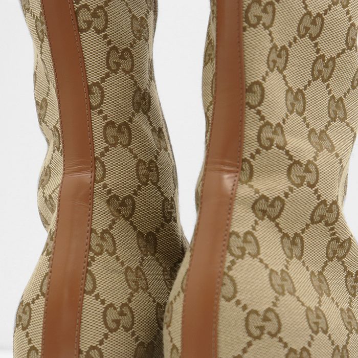 美品】GUCCI グッチ ロングブーツ サイズ 36.5 レディース パンチング