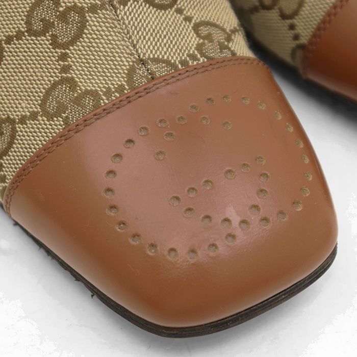 美品】GUCCI グッチ ロングブーツ サイズ 36.5 レディース パンチング