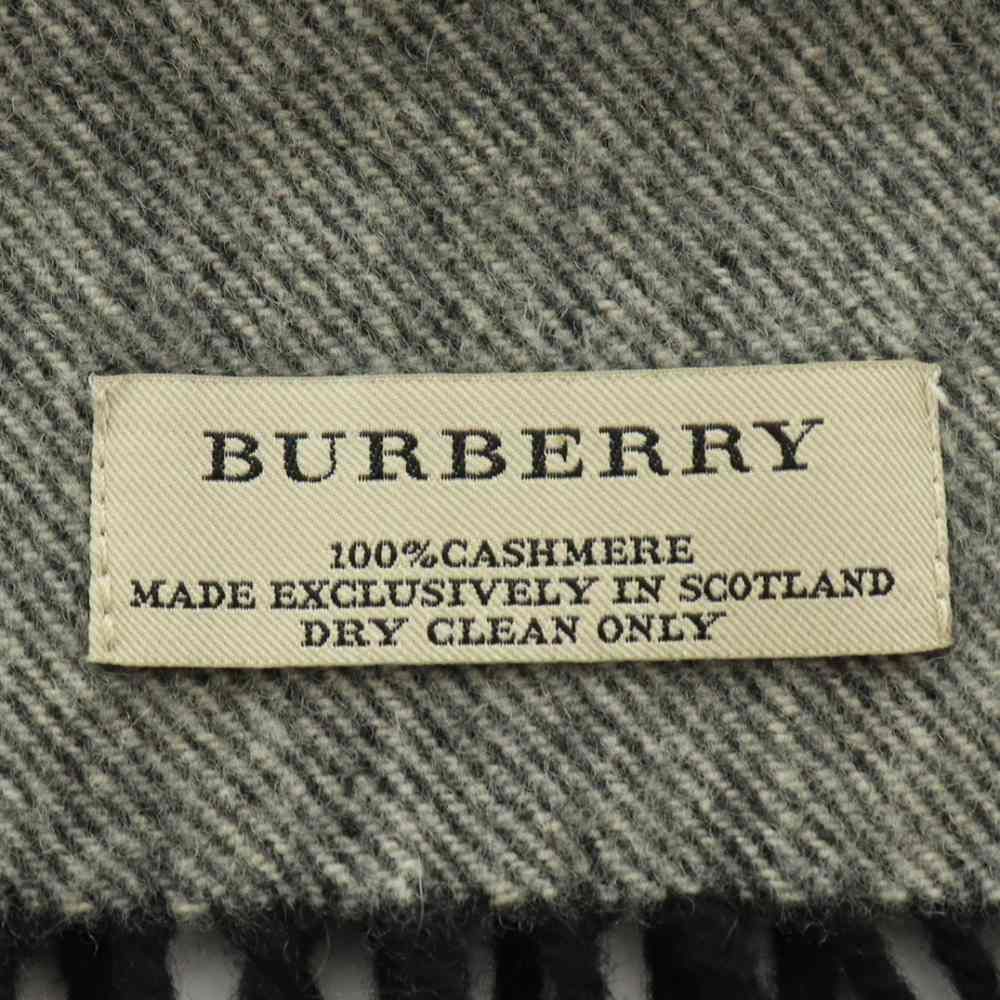 バーバリー BURBERRY ハーフメガチェック カシミヤ マフラー ストール