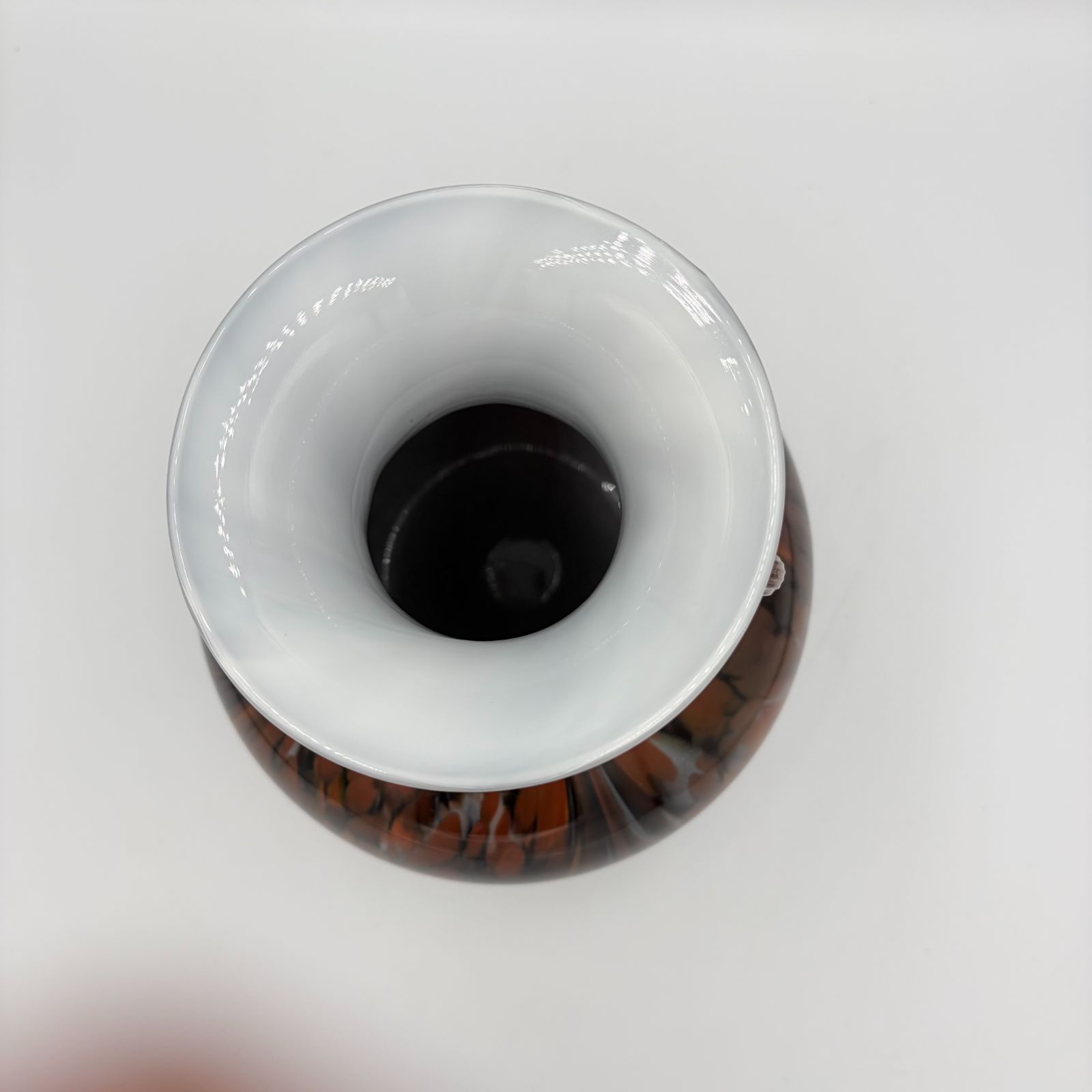 KAMEI GLASS 昭和レトロ手造りガラス花器 フラワーベース 花瓶 【公式