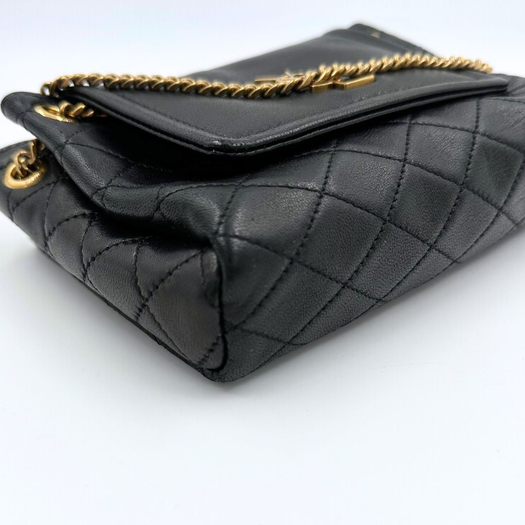 極美品】Saint Laurent ミニ ノリータ レザー チェーンショルダー 
