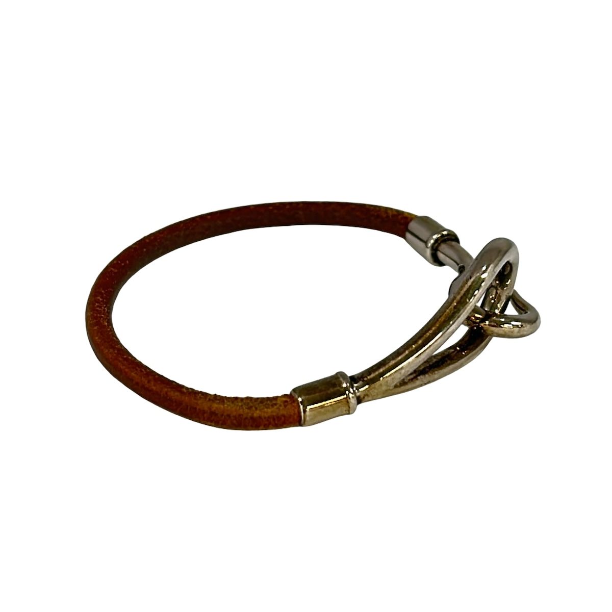HERMES(エルメス) ブレスレット ジャンボ レザー ダークブラウン